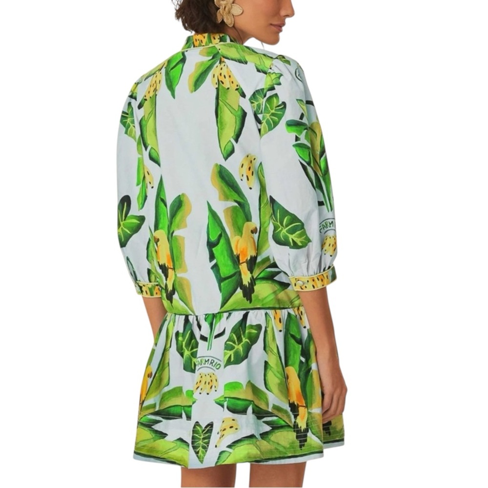 NWT FARM Rio Summer Foliage Dress Size M - Picture 4 of 10